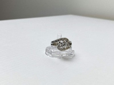 925 Sterling Silver White/Colorless CZ Ring Size 5.5