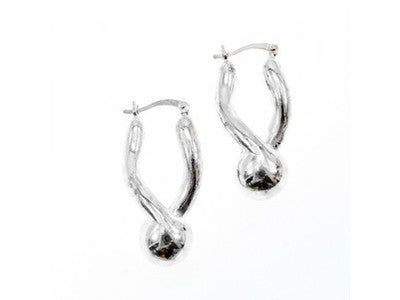 925 Sterling Silver Earrings Italy