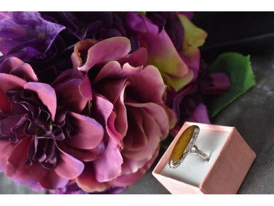 925 Sterling Silver Tiger'S Eye Ring Size 8