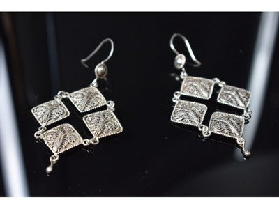 Vintage 925 Sterling Silver Earrings