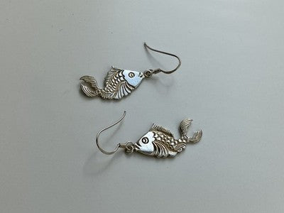 925 Sterling Silver "Fishes" Earrings