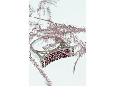 925 Sterling Silver CZ Ring Size 10.5