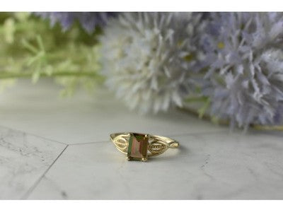 925 Sterling Silver Spinel Ring Size 6.5