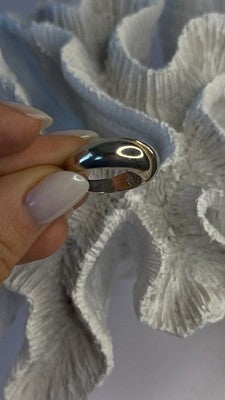 Vintage 925 Sterling Silver & 10K yellow Gold Rope Twist Ring Size 8.5