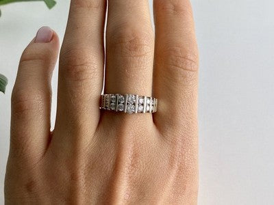 925 Sterling Silver CZ Ring Size 11.75