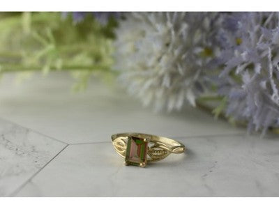 925 Sterling Silver Spinel Ring Size 6.5