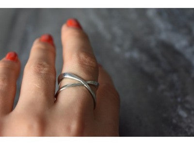 Handmade 925 Sterling Silver Ring Size 7.5