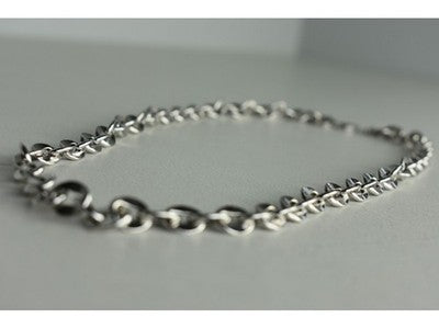 925 Sterling Silver Chain Unisex 23.2 In