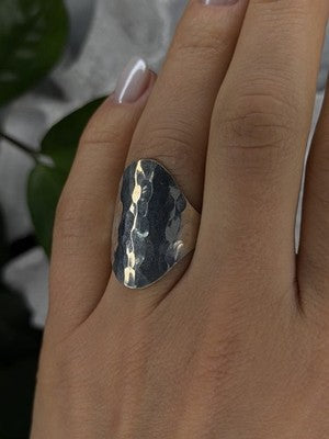 Minimalist 925 Sterling Silver Ring Size 8