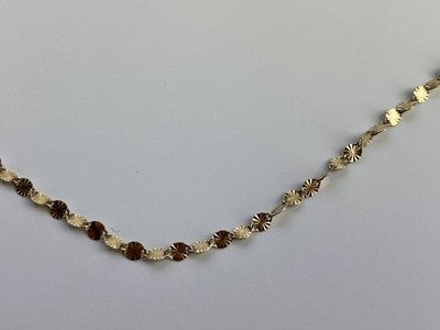 925 Sterling Silver Gold Plated Necklace Italy