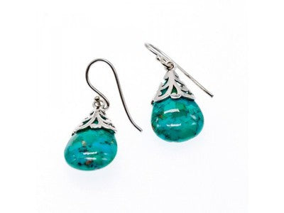 925 Sterling Silver Jasper Earrings