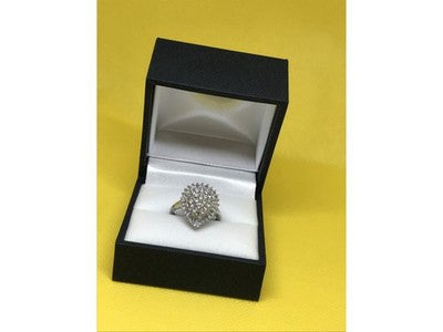 925 Sterling Silver CZ Ring Size 5.5