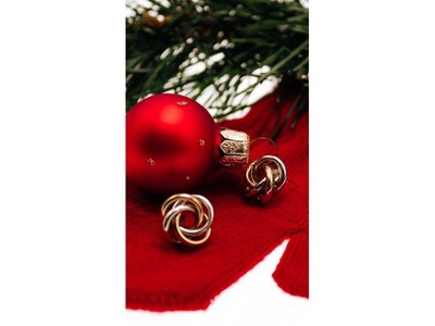 14K White & Yellow Gold Earrings