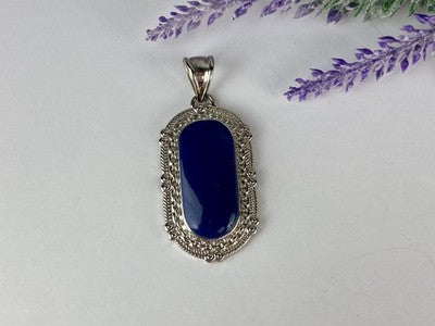 Pendant With Blue Agate