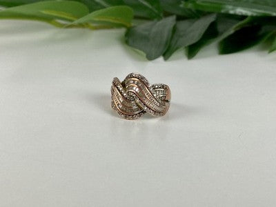 Beautiful Ring With CZ Size 7.5