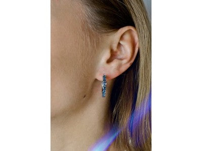 925 Sterling Silver Aquamarine Earrings