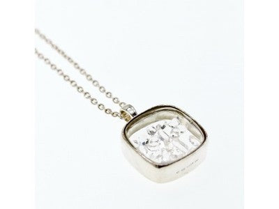 925 Sterling Silver CZ Chain With Pendant