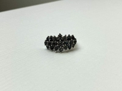 925 Sterling Silver Spinel Ring Size 8