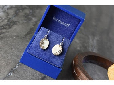 925 Sterling Silver Mother OF Pearl Earrings