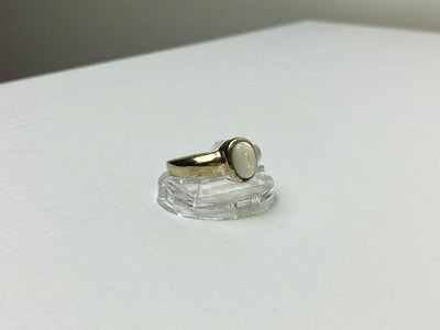 Vintage 925 Sterling Silver Moonstone Ring Size 11.25