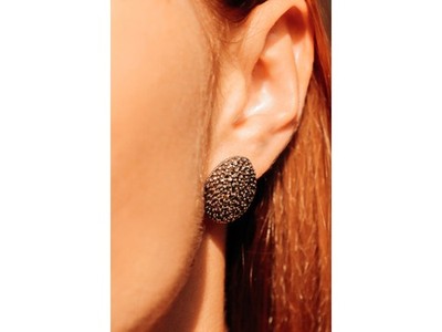 925 Sterling Silver Marcasites Stud Earrings