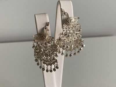 925 Sterling Silver "Peacock" Stud Earrings