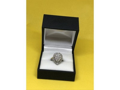 925 Sterling Silver CZ Ring Size 5.5