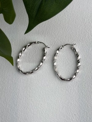 Lovely Design 925 Sterling Silver Earrings