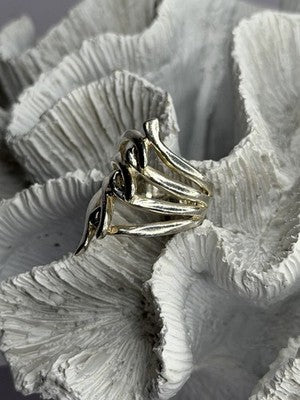 Unique Design 925 Sterling Silver Ring Size 7