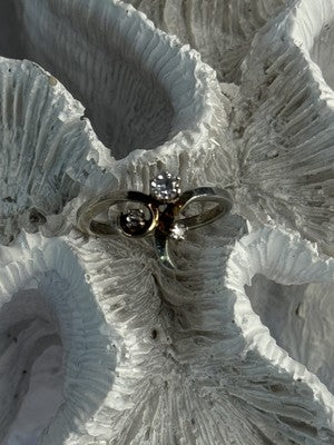 925 Sterling Silver Beryl Ring Size 7