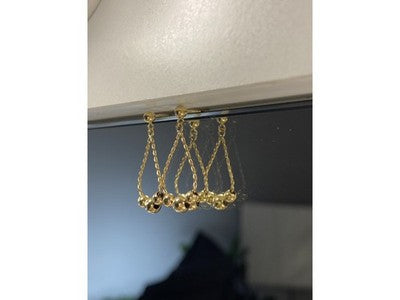 14K Yellow Gold "Perfection" Earrings
