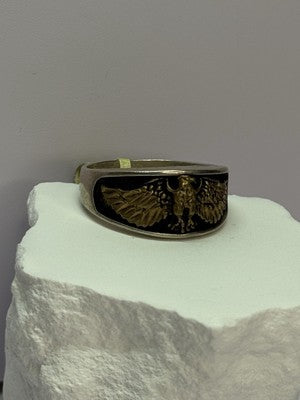Vintage Otto 925 Sterling Silver Eagle Ring Size 12.5