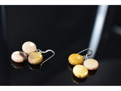 925 Sterling Silver Jasper Earrings