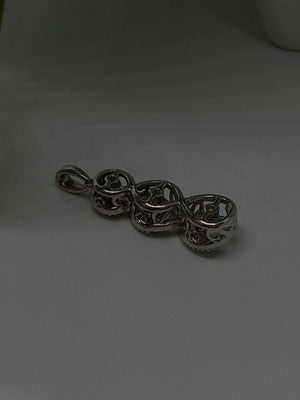 Beautiful Design 925 Sterling Silver Diamonds Pendant