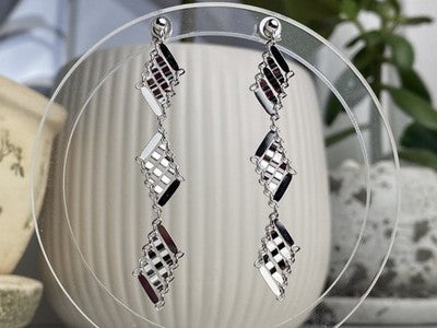 925 Sterling Silver "Luxury" Earrings