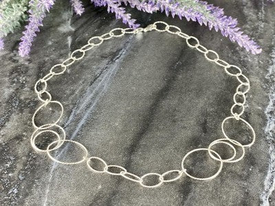 925 Sterling Silver Necklace Italy
