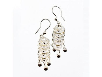 925 Sterling Silver Earrings Italy