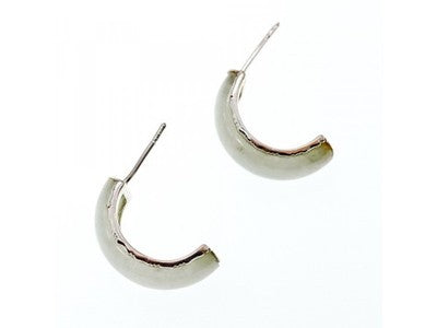 925 Sterling Silver Nephrite Stud Earrings
