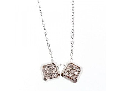 925 Sterling Silver CZ Necklace Pendant