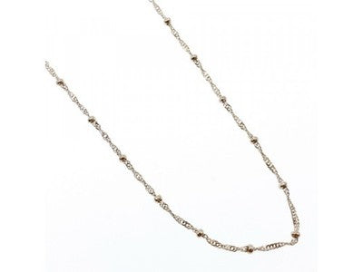 925 Sterling Silver Necklace Italy 29.9 in