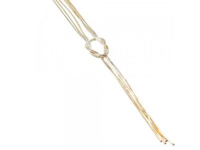 Milor 925 Sterling Silver "Three Chains" Necklace Italy