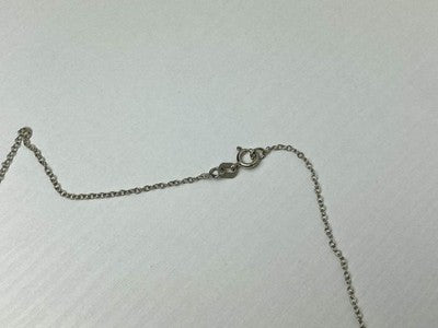 925 Sterling Silver "Heart" Chain With Pendant Italy