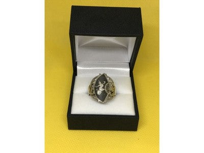 Vintage 925 Sterling Siamese Silver Ring Size 8.5