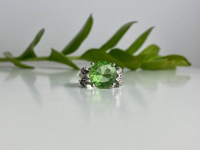 925 Sterling Silver CZ Ring Size 7