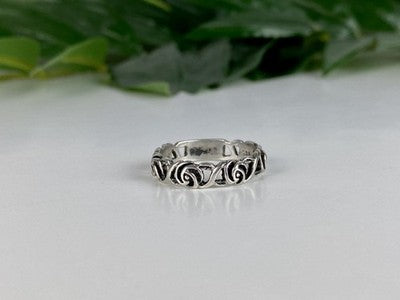 Vintage Sterling Silver Ring Size 10.25
