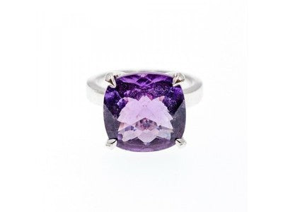 925 Sterling Silver Tourmaline Ring Size 8.5