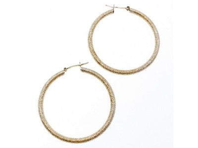 925 Sterling Silver Hoop Earrings Italy