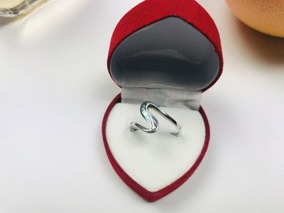 925 Sterling Silver Haliotis Ring Size 7.5