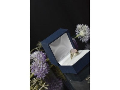 925 Sterling Silver Mother Of Pearl Ring Size 6.5
