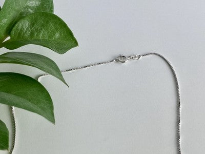 925 Sterling Silver Sapphire "Heart" Chain With Pendant